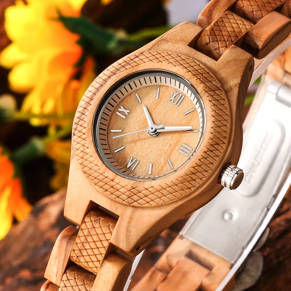 Casual girl watch Olive wooden Quartz wristwatch wood watchband stylish Clock Special gift for women lady wife reloj para hombre
Casual girl watch Olive wooden Quartz wristwatch wood watchband stylish Clock Special gift for women lady wife reloj para hombre