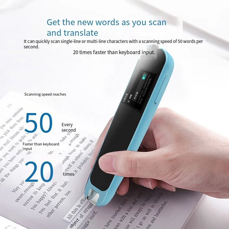 New with Touch Screen Support WiFi Chinese / English Portable Scan Translation Pen Exam Reader Voice Language Translator Device
New with Touch Screen Support WiFi Chinese / English Portable Scan Translation Pen Exam Reader Voice Language Translator Device