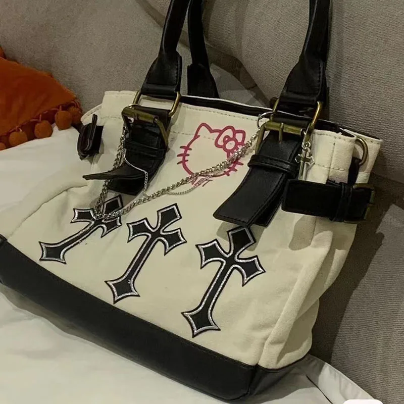 Kawaii Sanrio Hello Kittys Y2K сумка винтажная Harajuku сумка через плечо материал полоса горячие девушки Портативный мессенджер клатч брезентовые подарки
Kawaii Sanrio Hello Kittys Y2K сумка винтажная Harajuku сумка через плечо материал полоса горячие девушки Портативный мессенджер клатч брезентовые подарки