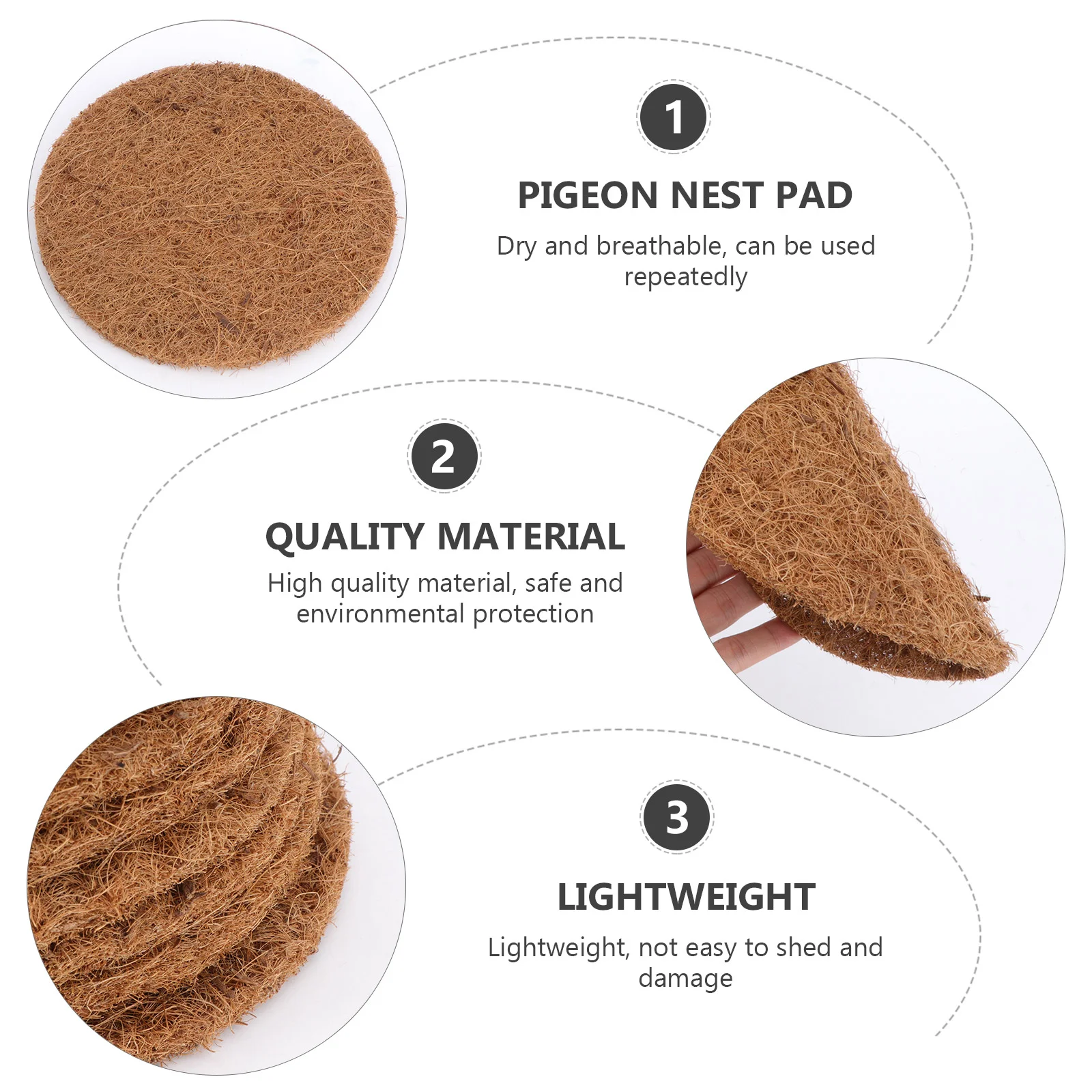 Bird Nesting Breeding Mat Pad Pigeon Pads Eggs Fiber Egg Coir Liner Material Supplies Grow Protector Tree Chicken Parrot Box
Bird Nesting Breeding Mat Pad Pigeon Pads Eggs Fiber Egg Coir Liner Material Supplies Grow Protector Tree Chicken Parrot Box