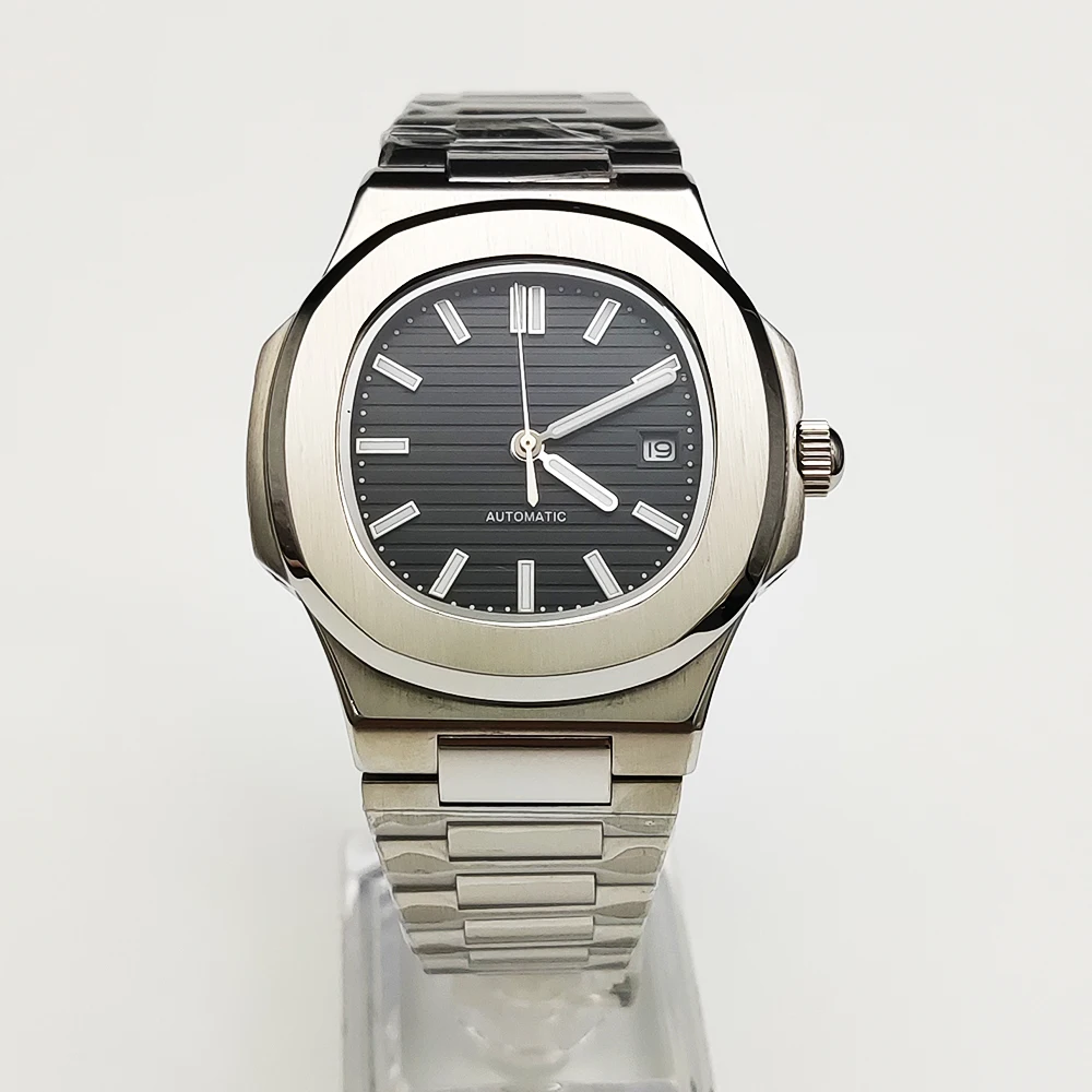 6 Colors Luxury 40MM Square NH35 Movement Automatic Mechanical Men's Watch Sapphire Crystal Date Stainless Steel Strap Nautilus
6 Colors Luxury 40MM Square NH35 Movement Automatic Mechanical Men's Watch Sapphire Crystal Date Stainless Steel Strap Nautilus