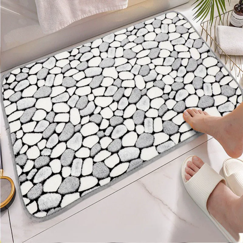1Pcs Bathroom Mat Bathtub Side Carpet Non-slip Absorbent Bathroom Doormat Soft Coral Velvet Offset Printing Bathroom Accessories
1Pcs Bathroom Mat Bathtub Side Carpet Non-slip Absorbent Bathroom Doormat Soft Coral Velvet Offset Printing Bathroom Accessories