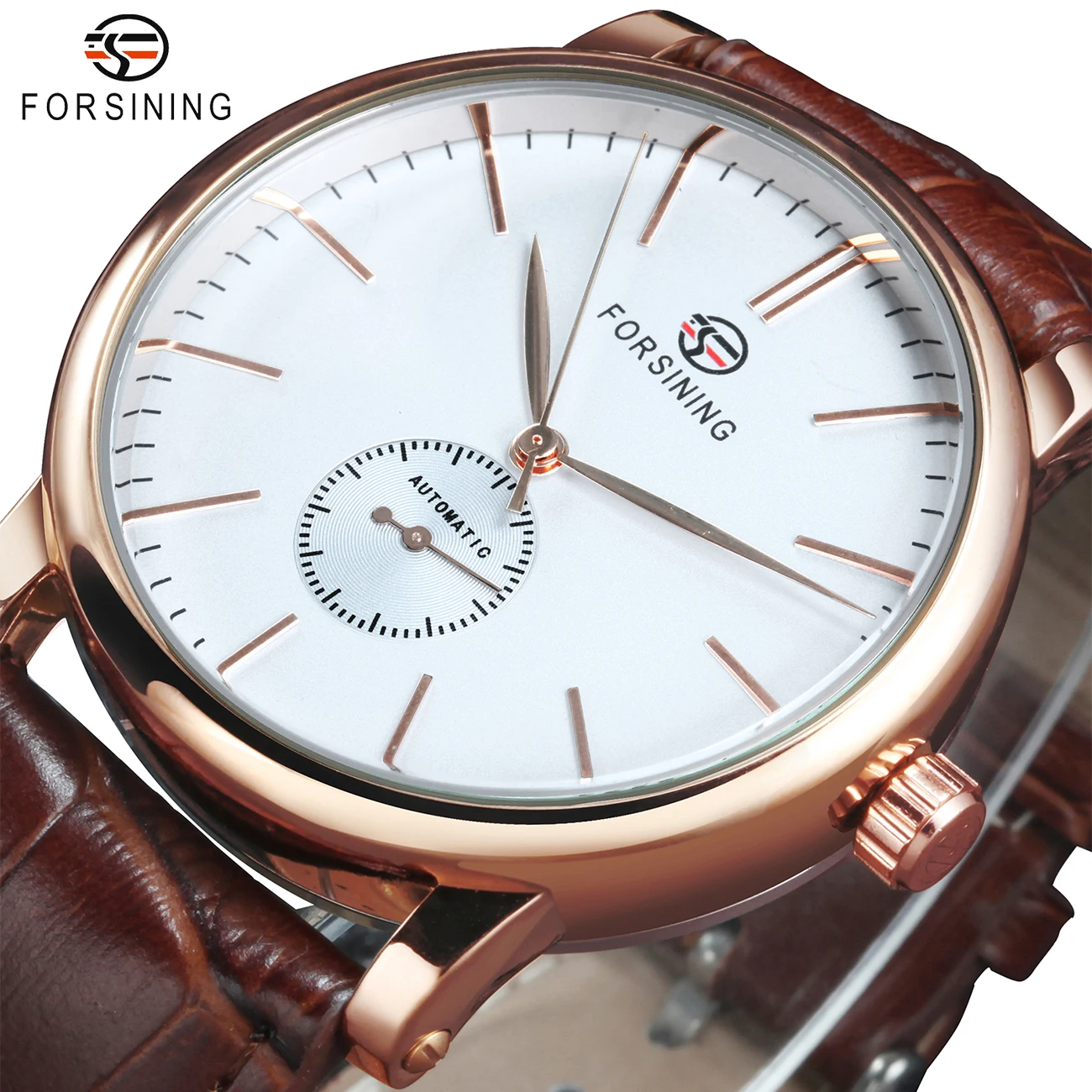 FORSINING Luxury Waterproof Automatic Mechanical Watch for Men 2 Dials Genuine Leather Strap Man Wristwatches relogio masculino
FORSINING Luxury Waterproof Automatic Mechanical Watch for Men 2 Dials Genuine Leather Strap Man Wristwatches relogio masculino