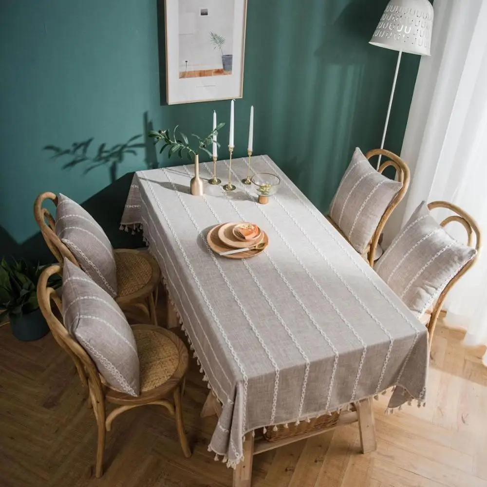 Cotton Linen with Embroidery Brown Color Pastoral Tablecloth with Tassel Wedding Dinner Picnic Table Cover Table Cloth
Cotton Linen with Embroidery Brown Color Pastoral Tablecloth with Tassel Wedding Dinner Picnic Table Cover Table Cloth
