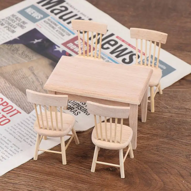 Model 1:12 1Set Chair Dining Table Chair Set High Quality Furniture Chair Dollhouse Miniature
Model 1:12 1Set Chair Dining Table Chair Set High Quality Furniture Chair Dollhouse Miniature