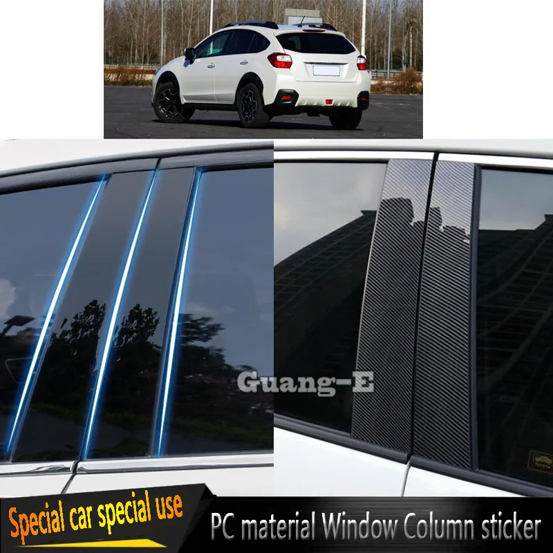 For Subaru XV 2012 2013 2014 2015 2016 2017 Car PC Material Pillar Post Cover Door Trim Window Molding Sticker Plate 6pcs
For Subaru XV 2012 2013 2014 2015 2016 2017 Car PC Material Pillar Post Cover Door Trim Window Molding Sticker Plate 6pcs