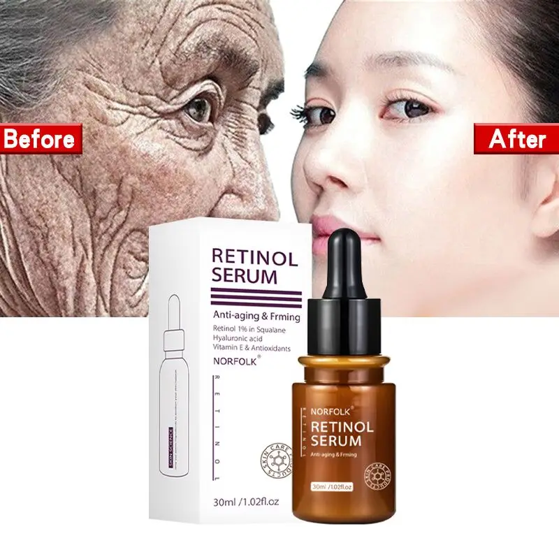 Retinol Anti Wrinkle Face Serum Dark Spot Remover Anti Aging Skin Care Hyaluronic Acid Moisturizing Whitening Beauty Products
Retinol Anti Wrinkle Face Serum Dark Spot Remover Anti Aging Skin Care Hyaluronic Acid Moisturizing Whitening Beauty Products