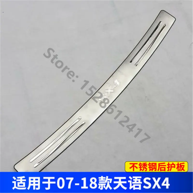 car accessories stainless car Rear Bumper Protector Sill Trunk Tread Plate Trim Stickers For Suzuki SX4 2007-2019 Hatchback
car accessories stainless car Rear Bumper Protector Sill Trunk Tread Plate Trim Stickers For Suzuki SX4 2007-2019 Hatchback