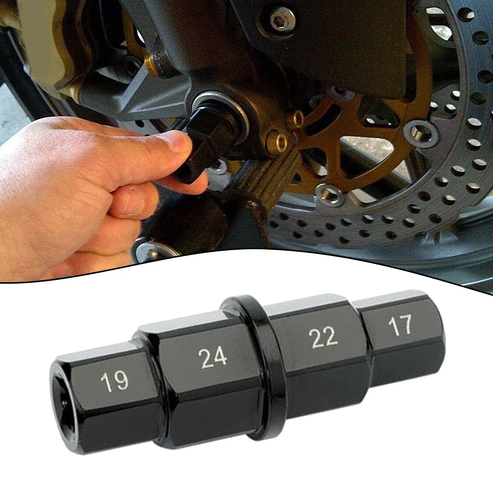 8.5 * 4 * 3cm Motorcycles Hex Axle Tool Universal 17 19 22 24mm Spindle Tool Driver Spindle Socket For Motor Wheel Repair
8.5 * 4 * 3cm Motorcycles Hex Axle Tool Universal 17 19 22 24mm Spindle Tool Driver Spindle Socket For Motor Wheel Repair