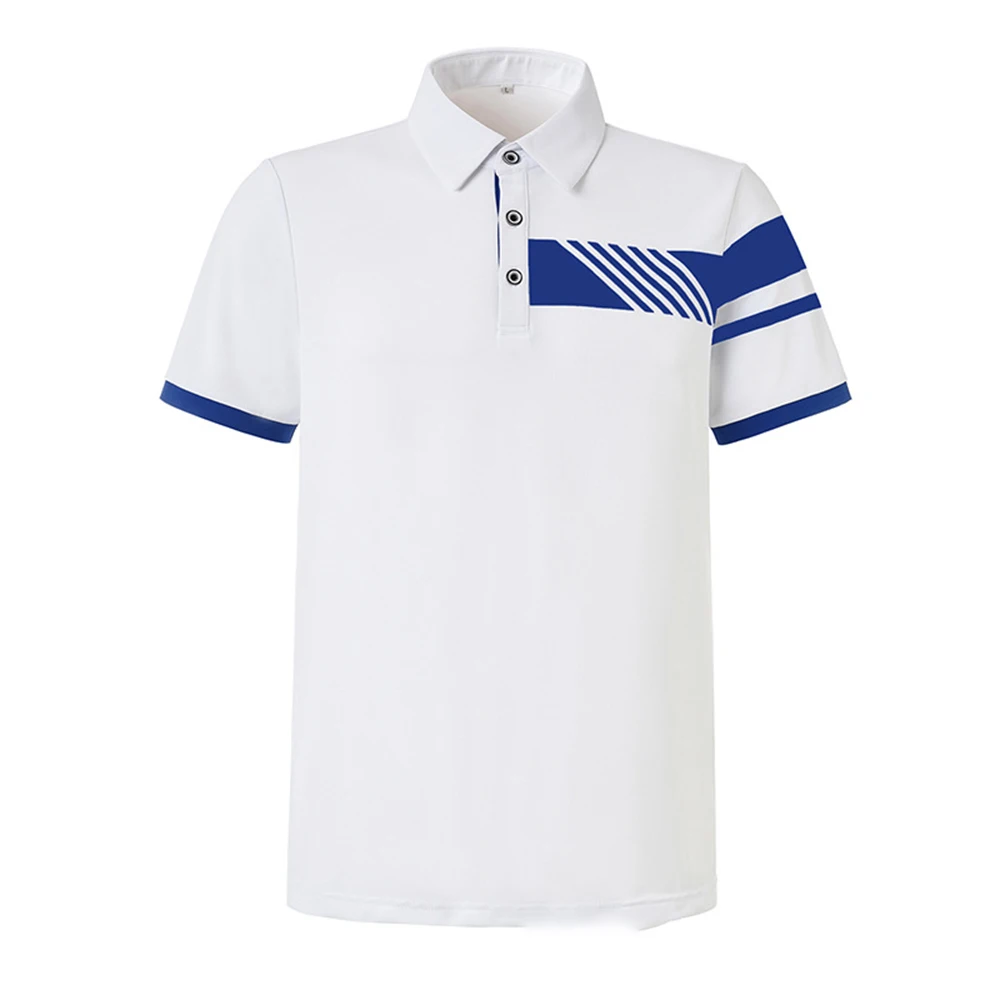 

Мужская спортивная рубашка-поло Golf с коротким рукавом, летняя уличная быстросохнущая футболка с отворотом и коротким рукавом