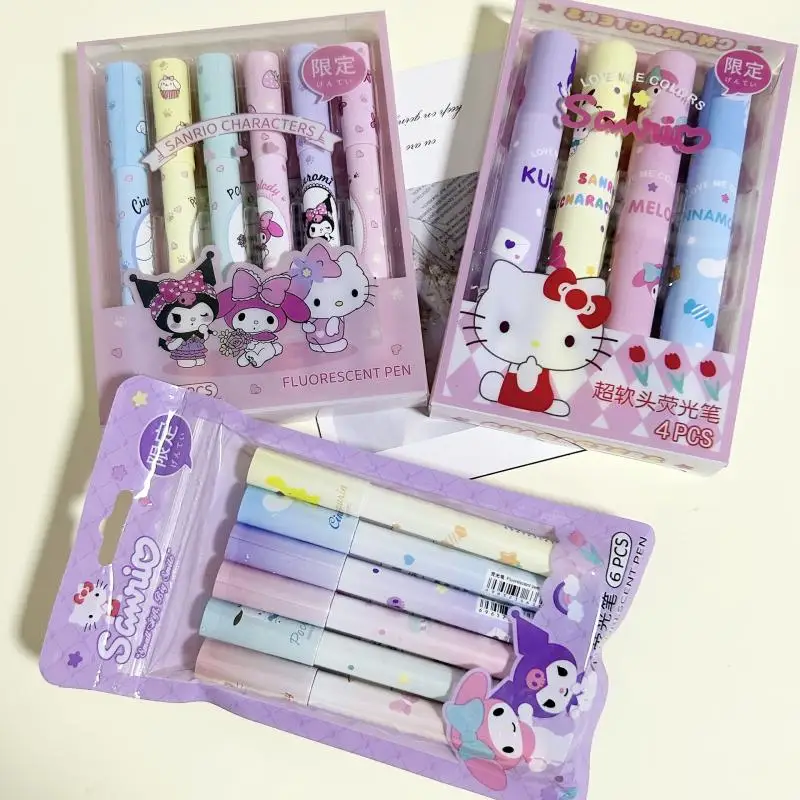 Маркер Sanrios с героями мультфильмов Hello Kitty Kuromi My Melody Cinnamoroll помпон пурин Pachacco кавайный маркер для студентов цветная ручка
Маркер Sanrios с героями мультфильмов Hello Kitty Kuromi My Melody Cinnamoroll помпон пурин Pachacco кавайный маркер для студентов цветная ручка