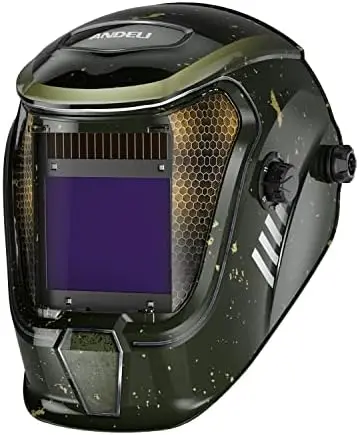 Helmet,3.86"X2.44" Large Viewing Welding Helmet Auto Darkening True Color,Cool Welding Helmet with Light,Welding Hood DI
Helmet,3.86"X2.44" Large Viewing Welding Helmet Auto Darkening True Color,Cool Welding Helmet with Light,Welding Hood DI