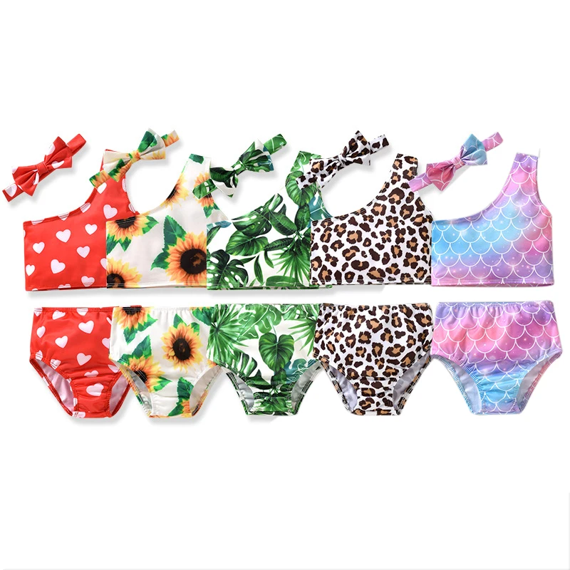 2022 New Child Girls Leopard Print Swimsuit Summer One Shoulder Split Flora Swimwear 6M-6Y
2022 New Child Girls Leopard Print Swimsuit Summer One Shoulder Split Flora Swimwear 6M-6Y
