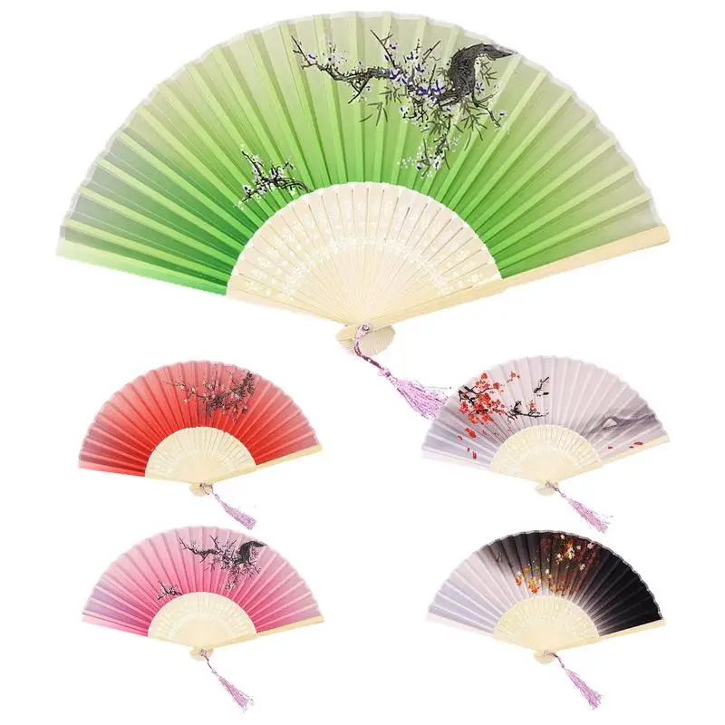 Ancient Japanese Folding Fan Silk Chinese Style Hand Held Folding Fans Elegant Bamboo Framed Rhipis For Party Home Decoration
Ancient Japanese Folding Fan Silk Chinese Style Hand Held Folding Fans Elegant Bamboo Framed Rhipis For Party Home Decoration