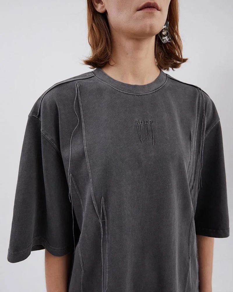 22SS Small Logo Tassel Embroidery ADER ERROR T Shirt Men Women EU Size 100% Cotton ADER Top Tees Streetwear Summer Deadpool
22SS Small Logo Tassel Embroidery ADER ERROR T Shirt Men Women EU Size 100% Cotton ADER Top Tees Streetwear Summer Deadpool