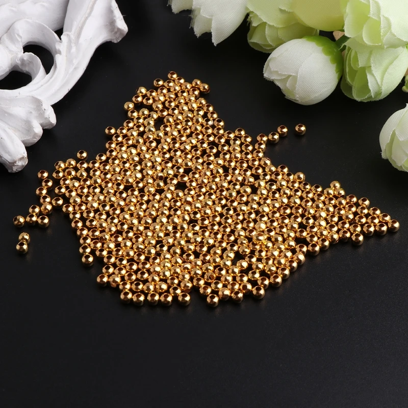 2022 New 200Pcs/Set 4mm Gold Plated Ball Shape Antique Spacer Beads For Jewelry DIY
2022 New 200Pcs/Set 4mm Gold Plated Ball Shape Antique Spacer Beads For Jewelry DIY