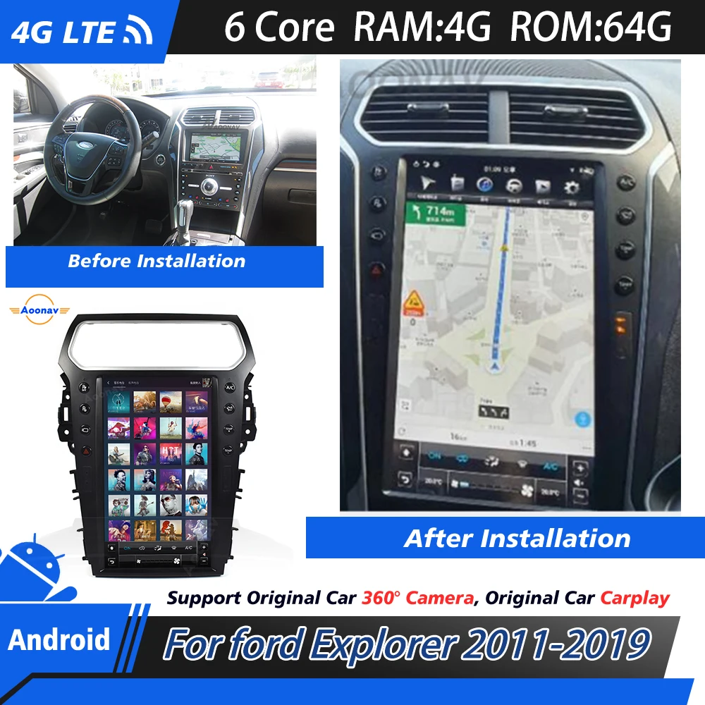 Radio automotivo 2 Din Android touch screen For ford Explorer 2011-2019 Multimedia GPS Navigation Recorder Head Unit MP3 Player
Radio automotivo 2 Din Android touch screen For ford Explorer 2011-2019 Multimedia GPS Navigation Recorder Head Unit MP3 Player