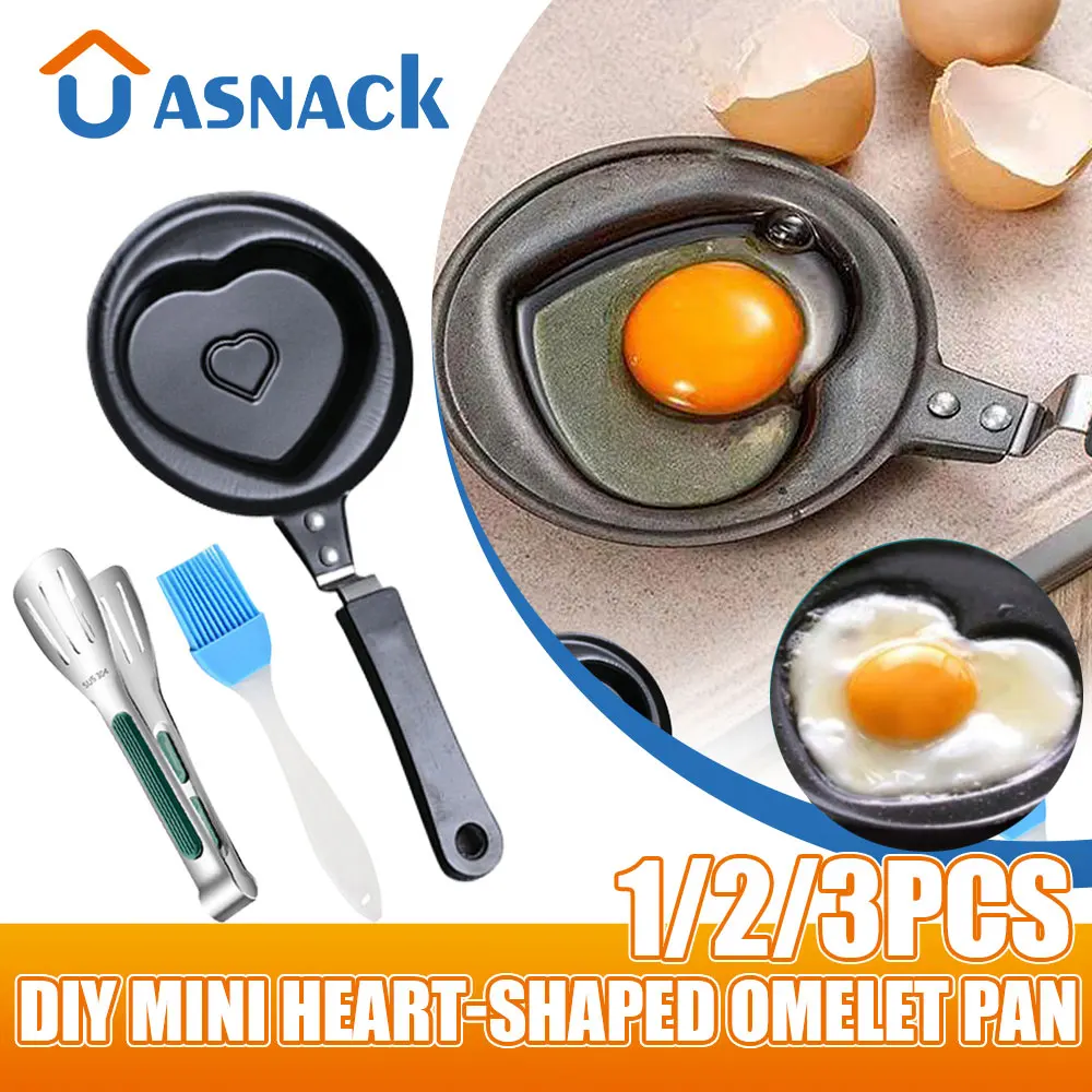 DIY Mini Breakfast Heart-Shaped Omelet Pan Cartoon Frying Pan Heart-Shaped Non-Stick Egg Pan Heart-Shaped Mold Home Kitchen Tool
DIY Mini Breakfast Heart-Shaped Omelet Pan Cartoon Frying Pan Heart-Shaped Non-Stick Egg Pan Heart-Shaped Mold Home Kitchen Tool