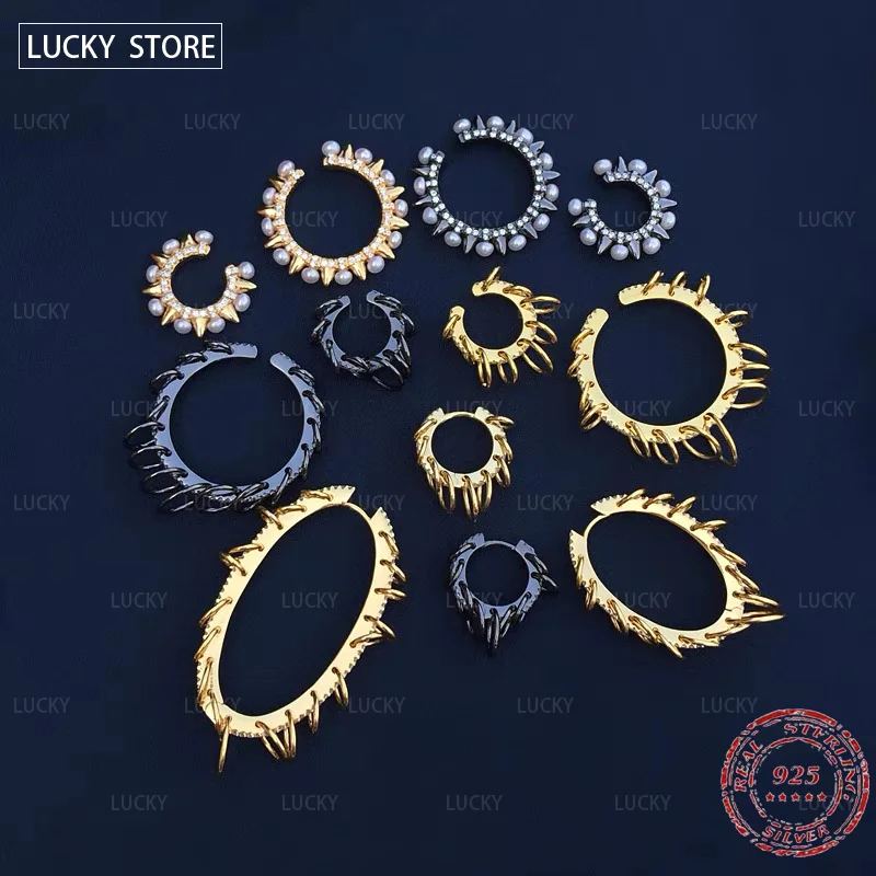 Fashion geometric ring design earrings, women's Moroccan earrings, personality trend stud earrings set
Fashion geometric ring design earrings, women's Moroccan earrings, personality trend stud earrings set