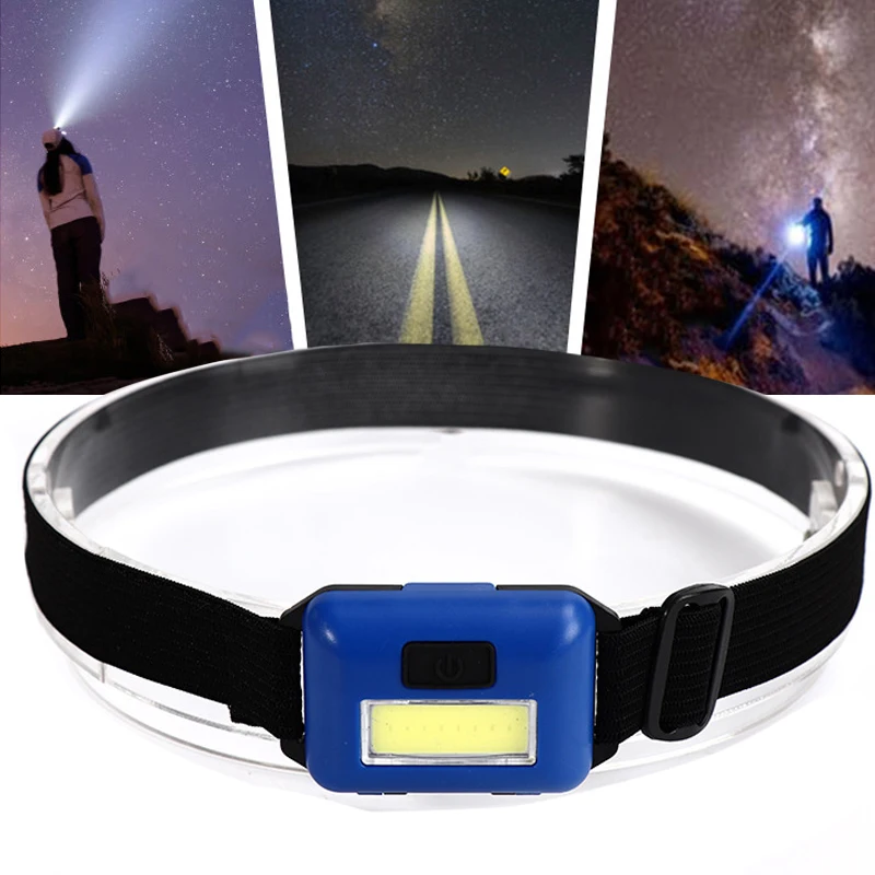 Head Flashlight 3 Modes Mini COB LED Headlamp Portable Powerful Headlight Waterproof Outdoor Cycling Camping Night Fishing Light
Head Flashlight 3 Modes Mini COB LED Headlamp Portable Powerful Headlight Waterproof Outdoor Cycling Camping Night Fishing Light