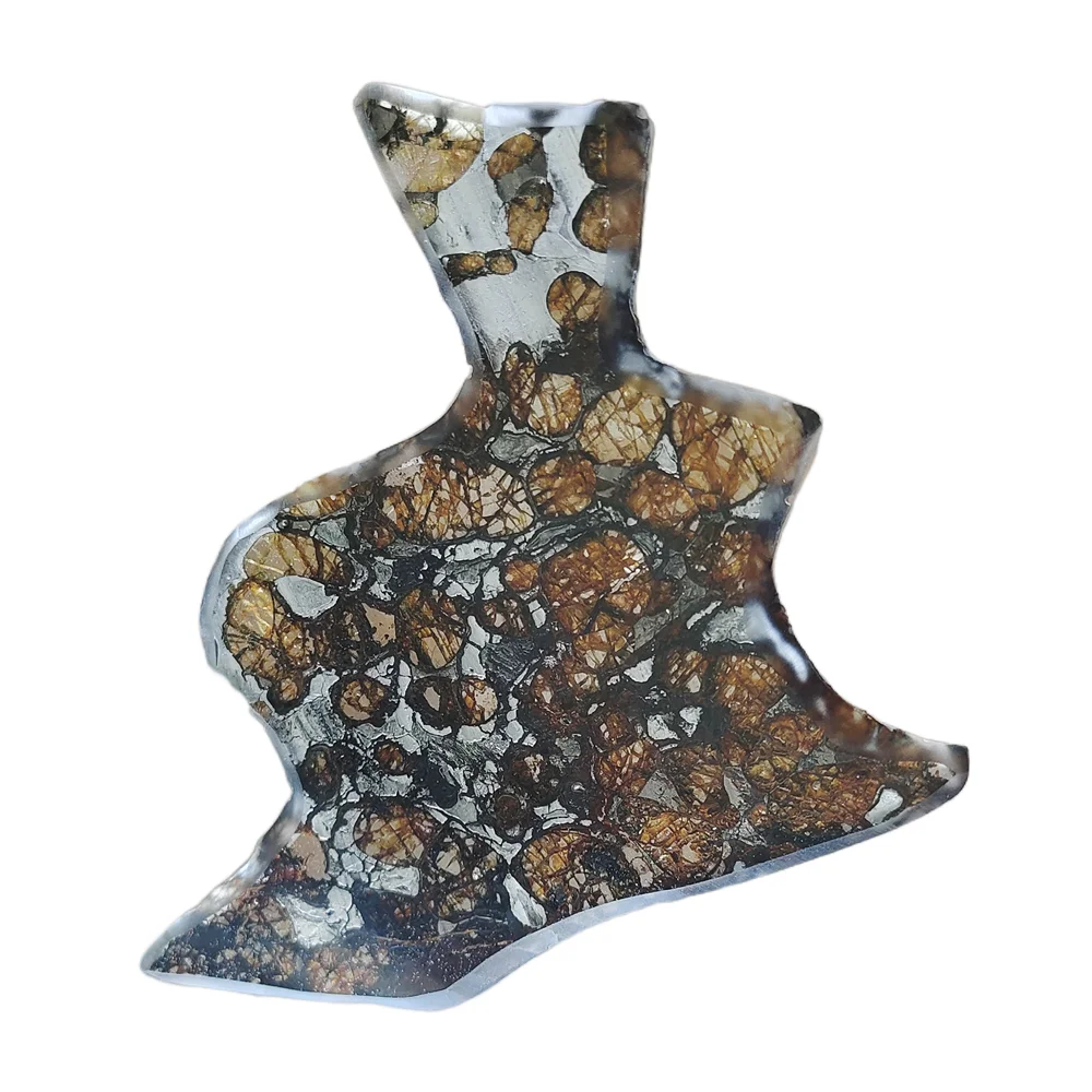 30.7g Seymchan Pallasite Olive Meteorite Slices Natural Meteorite Material Olive Meteorite Specimens - CA109
30.7g Seymchan Pallasite Olive Meteorite Slices Natural Meteorite Material Olive Meteorite Specimens - CA109