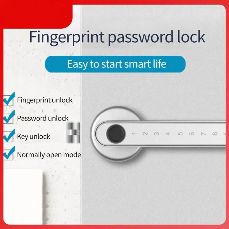 Fingerprint Door Lock Portable Zinc Alloy Password Lever Door Lock Practical Multiple Fingerprints Biometric Keypad Handle Lock
Fingerprint Door Lock Portable Zinc Alloy Password Lever Door Lock Practical Multiple Fingerprints Biometric Keypad Handle Lock