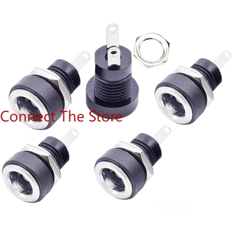 10PCS DC022B All-copper Socket Power Supply Base 5.5 * 2.1 5521 Panel Installation
10PCS DC022B All-copper Socket Power Supply Base 5.5 * 2.1 5521 Panel Installation