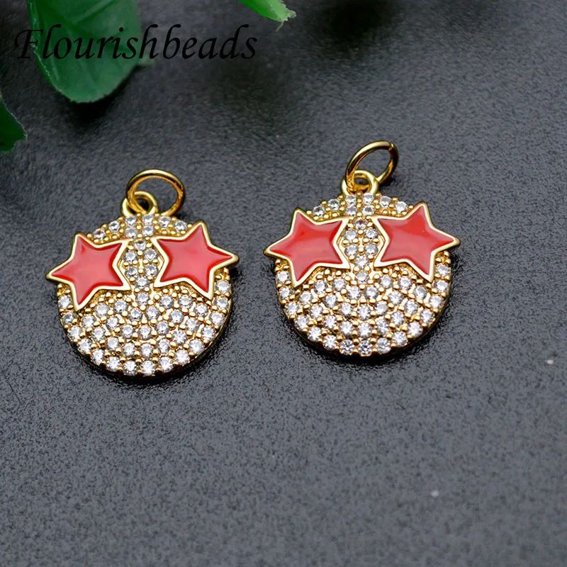 Cute Design Smiley Face Necklace Round Pendant Zircon Paved Earring Metal Enamel Star Love Charms for Bracelets Jewelry Making
Cute Design Smiley Face Necklace Round Pendant Zircon Paved Earring Metal Enamel Star Love Charms for Bracelets Jewelry Making