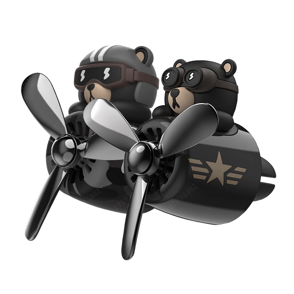 Bear Pilot Car Air Freshener Air Outlet Perfume Diffuser Decorations Propeller Fragrance Remove Odor Interior Flavoring Supplies
Bear Pilot Car Air Freshener Air Outlet Perfume Diffuser Decorations Propeller Fragrance Remove Odor Interior Flavoring Supplies