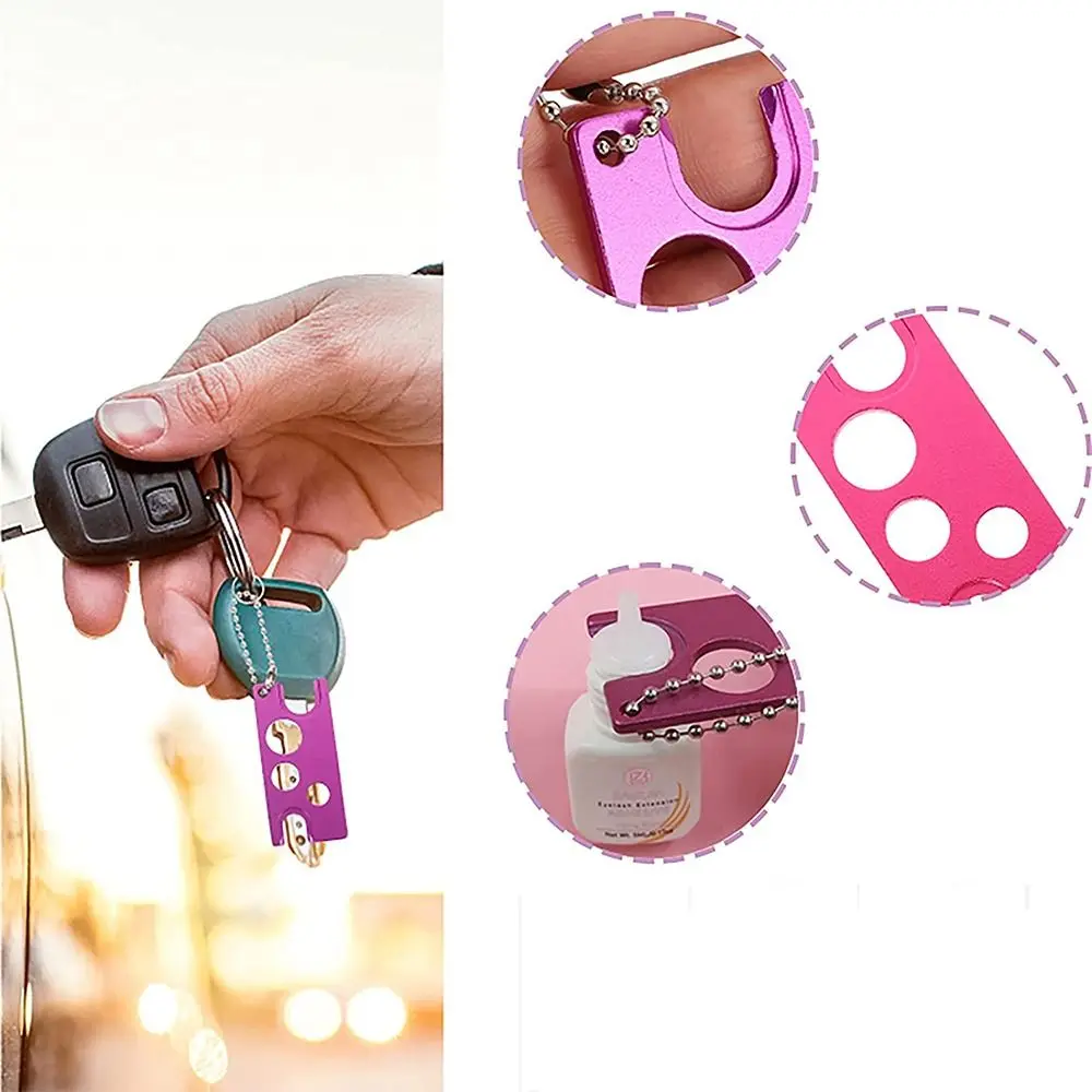 Useful Kitchen Gadgets Keychain Makeup Tool Metal Sub-bottle Accessories Caps Remover Bottle Opener
Useful Kitchen Gadgets Keychain Makeup Tool Metal Sub-bottle Accessories Caps Remover Bottle Opener