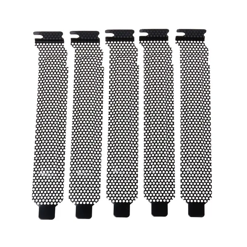 Cooling Fan Dust Filter PCI Slot Cover Ventilation Deflectors for PC Computer Case Chassis 5Pcs/Set
Cooling Fan Dust Filter PCI Slot Cover Ventilation Deflectors for PC Computer Case Chassis 5Pcs/Set
