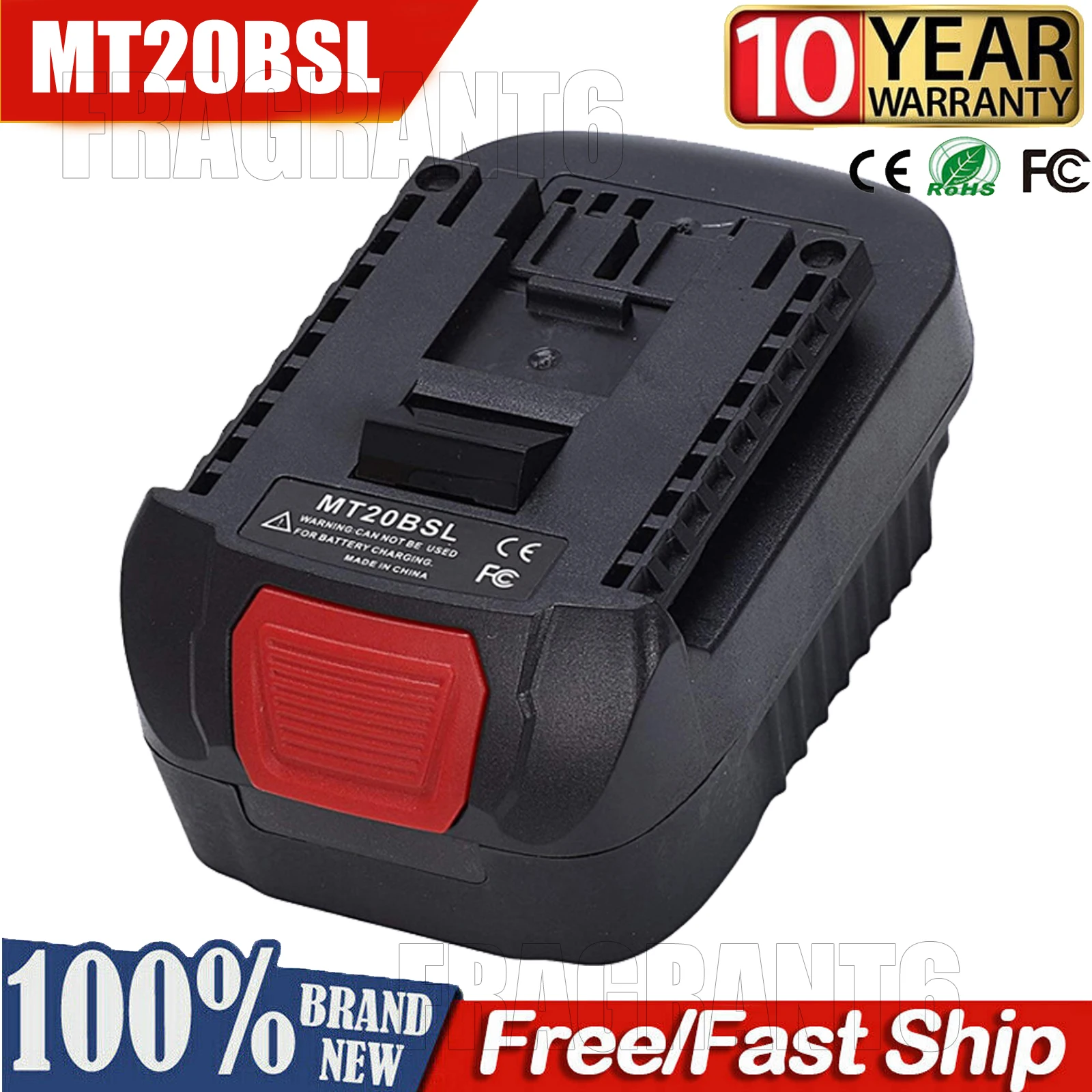 Адаптер аккумуляторов Makita 18 В/Bosch 18 В, MT20BSL, для Li-Ion аккумуляторов, модели BL1830, BL1860, BL1850, BL1840, BL1820
Адаптер аккумуляторов Makita 18 В/Bosch 18 В, MT20BSL, для Li-Ion аккумуляторов, модели BL1830, BL1860, BL1850, BL1840, BL1820