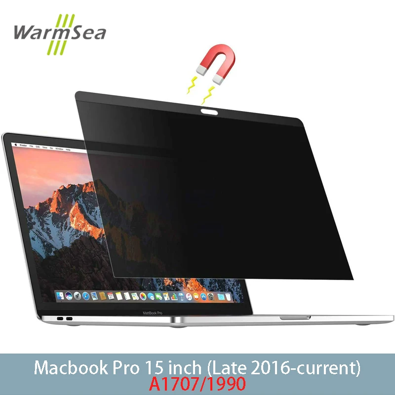 Magnetic Privacy Screen Protector Anti-Glare Anti-Scratch UV Film Compatible with Mac Book Pro 15 Inch 2018 17 16 A1707/A1990
Magnetic Privacy Screen Protector Anti-Glare Anti-Scratch UV Film Compatible with Mac Book Pro 15 Inch 2018 17 16 A1707/A1990