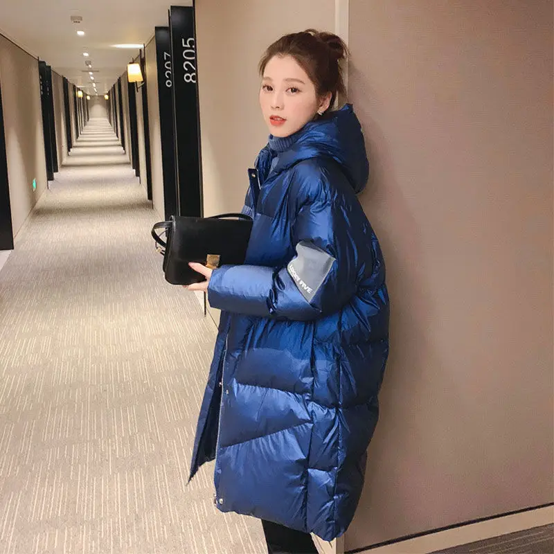 Woman Solid Color Straight Coat Female Hooded Casual Parkas Pockets Stylish Outerwear Ladies Warm Snow Wear Padded Clothes G108
Woman Solid Color Straight Coat Female Hooded Casual Parkas Pockets Stylish Outerwear Ladies Warm Snow Wear Padded Clothes G108