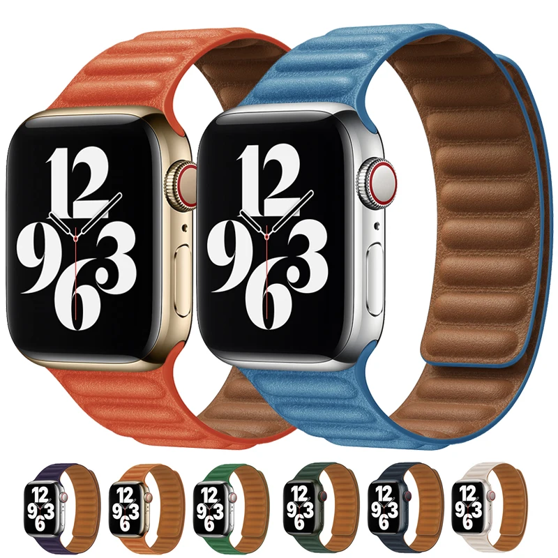 Silicone link loop Magnetic strap For apple watch band 44mm 40mm iWatch series7 6 SE 5 4 3 2 Sport Rubber bracelet 42 45 38 41mm
Silicone link loop Magnetic strap For apple watch band 44mm 40mm iWatch series7 6 SE 5 4 3 2 Sport Rubber bracelet 42 45 38 41mm