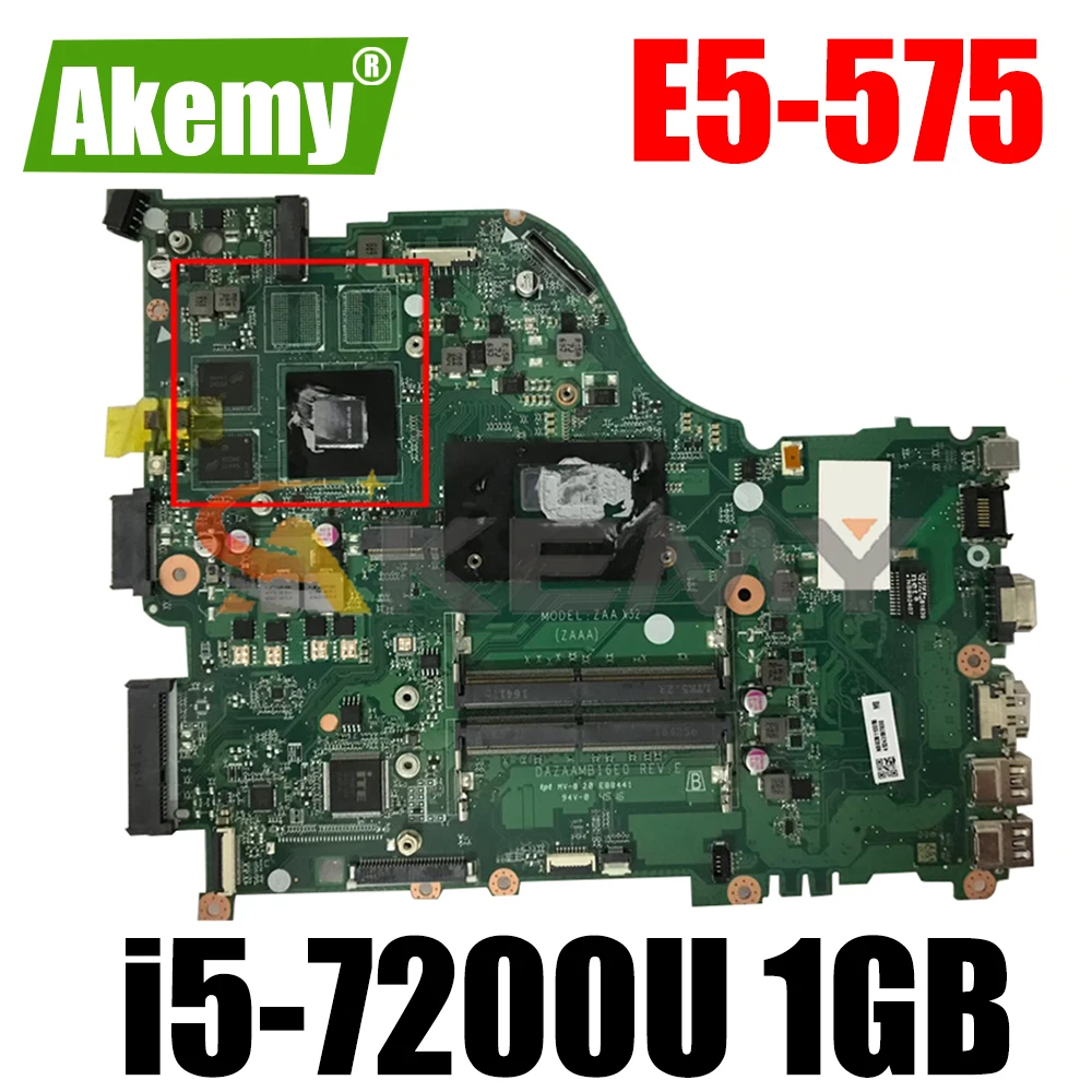 For ACER Aspire E5-575 i5-7200U Notebook Mainboard DAZAAMB16E0 SR2ZU N16S-GT1-KA-A2 1GB DDR4 Laptop Motherboard
For ACER Aspire E5-575 i5-7200U Notebook Mainboard DAZAAMB16E0 SR2ZU N16S-GT1-KA-A2 1GB DDR4 Laptop Motherboard