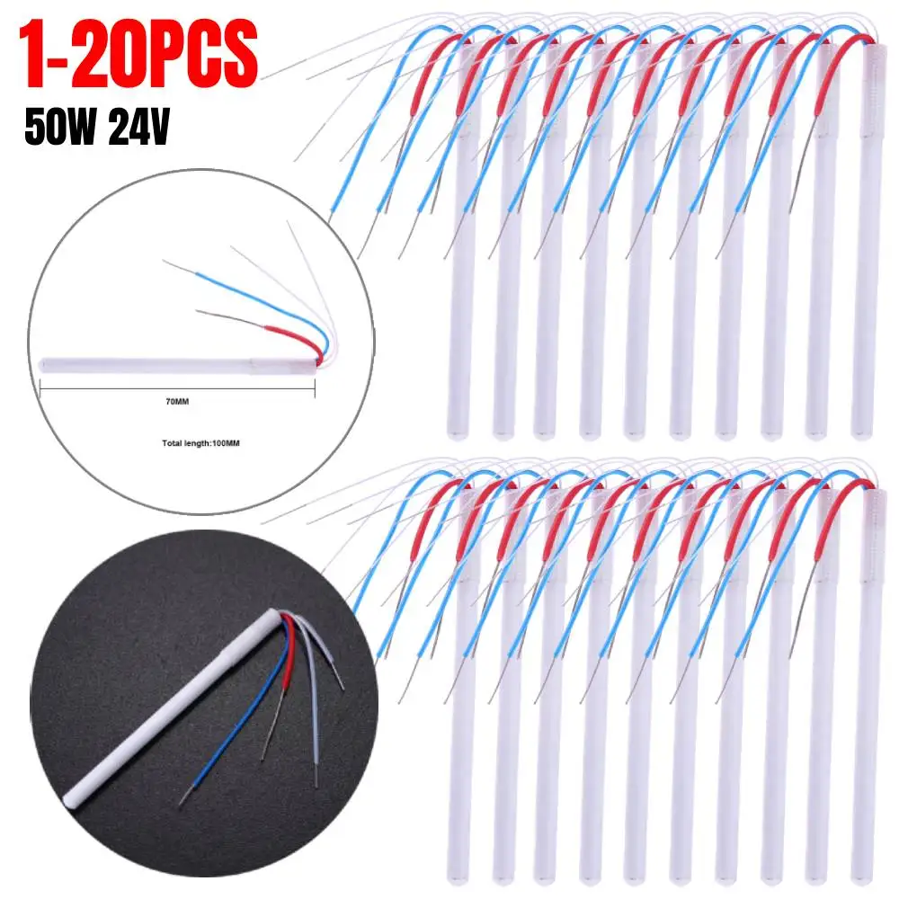 1-20PCS 24V 50W Ceramic Heating Core Element A1322 Soldering Iron 4-wire Heater For Soldering Iron Station For HAKKO 907 908 931 
1-20PCS 24V 50W Ceramic Heating Core Element A1322 Soldering Iron 4-wire Heater For Soldering Iron Station For HAKKO 907 908 931