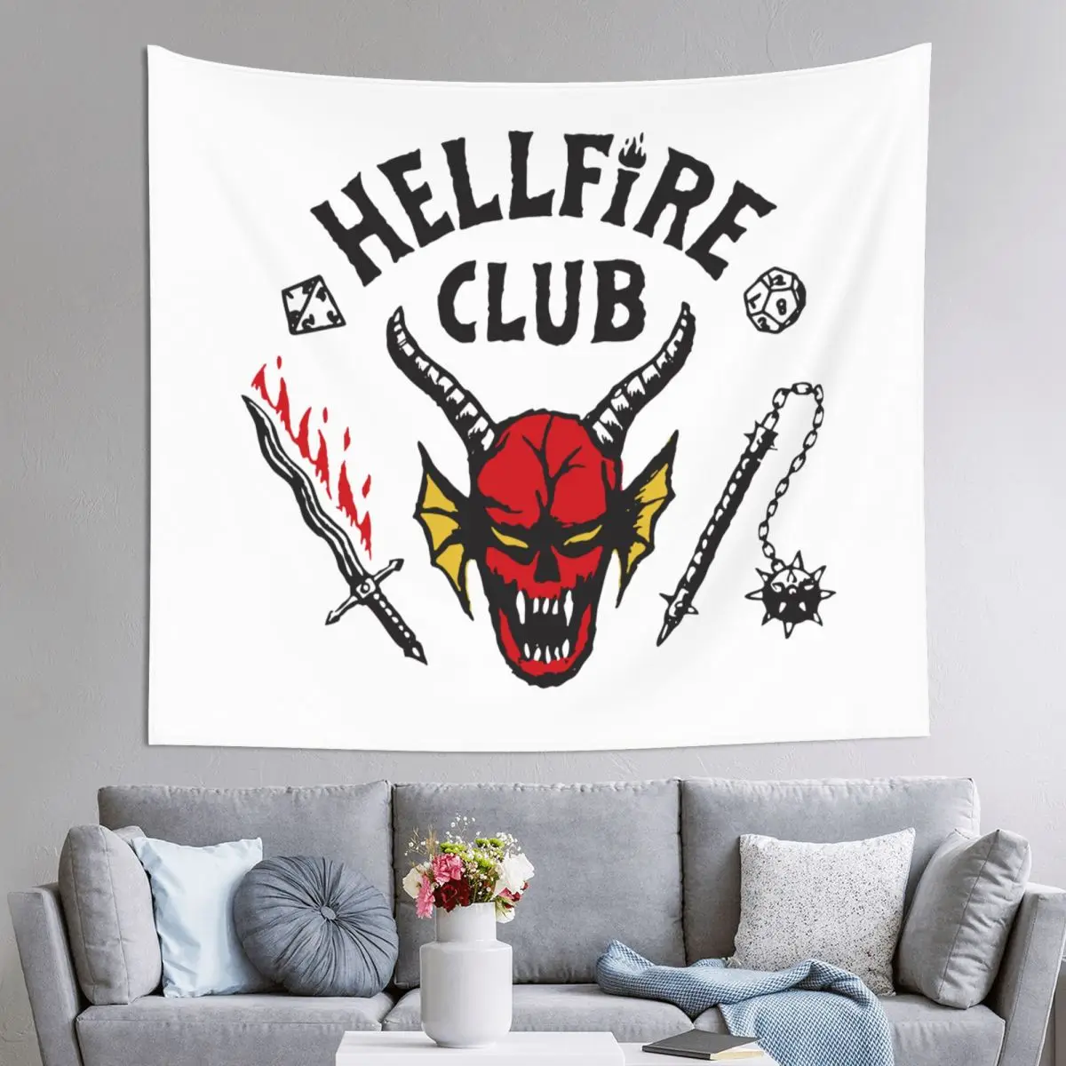 Hellfire Club Tapestry Hippie Fabric Wall Hanging Room Decor Curtain Art Wall Tapestry
Hellfire Club Tapestry Hippie Fabric Wall Hanging Room Decor Curtain Art Wall Tapestry