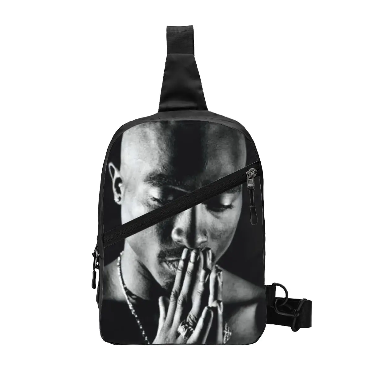 Tupac 2pac Pious Chest Bag Celebrity Fishing Shoulder Bags Boy Travel Custom Casual Sling Bag
Tupac 2pac Pious Chest Bag Celebrity Fishing Shoulder Bags Boy Travel Custom Casual Sling Bag