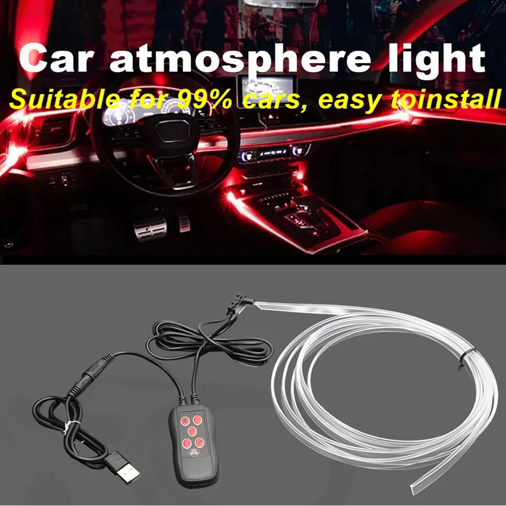 Automobile Atmosphere Lamp Car Interior Lighting LED Strip Decoration Garland Wire Rope Tube Line Flexible Neon Light USB Driver
Automobile Atmosphere Lamp Car Interior Lighting LED Strip Decoration Garland Wire Rope Tube Line Flexible Neon Light USB Driver