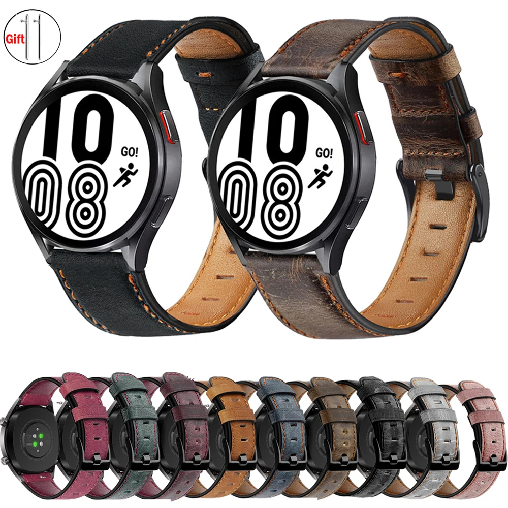 Кожаный ремешок в стиле ретро для Samsung Galaxy watch 4/5/pro/classic/Active 2, браслет для Huawei/Amazfit GTR-GTS 4-3-2e-mini, 20 мм 22 мм
Кожаный ремешок в стиле ретро для Samsung Galaxy watch 4/5/pro/classic/Active 2, браслет для Huawei/Amazfit GTR-GTS 4-3-2e-mini, 20 мм 22 мм