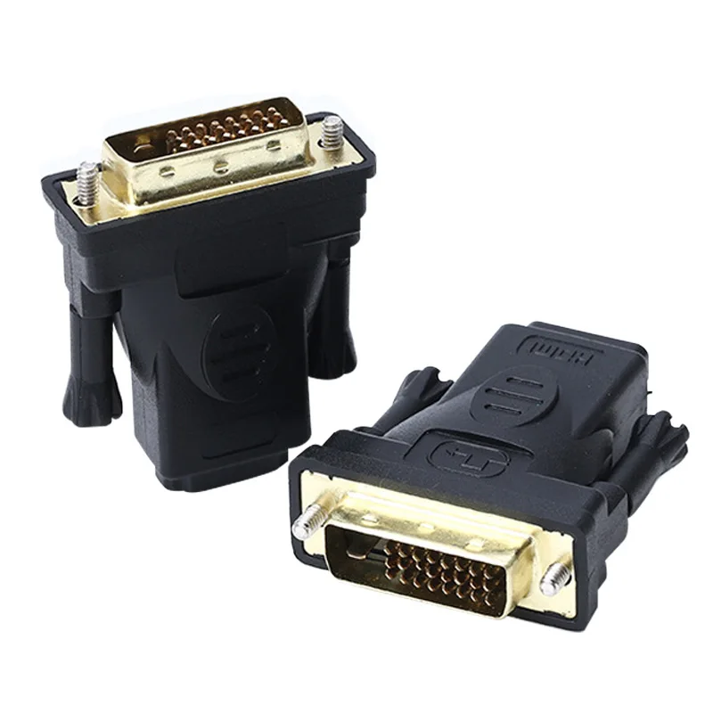 24+1 DVI Male To HDMI-compatible Female Converter To DVI Adapter Support 1080P for HDTV Projector Gold Plated Adapter
24+1 DVI Male To HDMI-compatible Female Converter To DVI Adapter Support 1080P for HDTV Projector Gold Plated Adapter