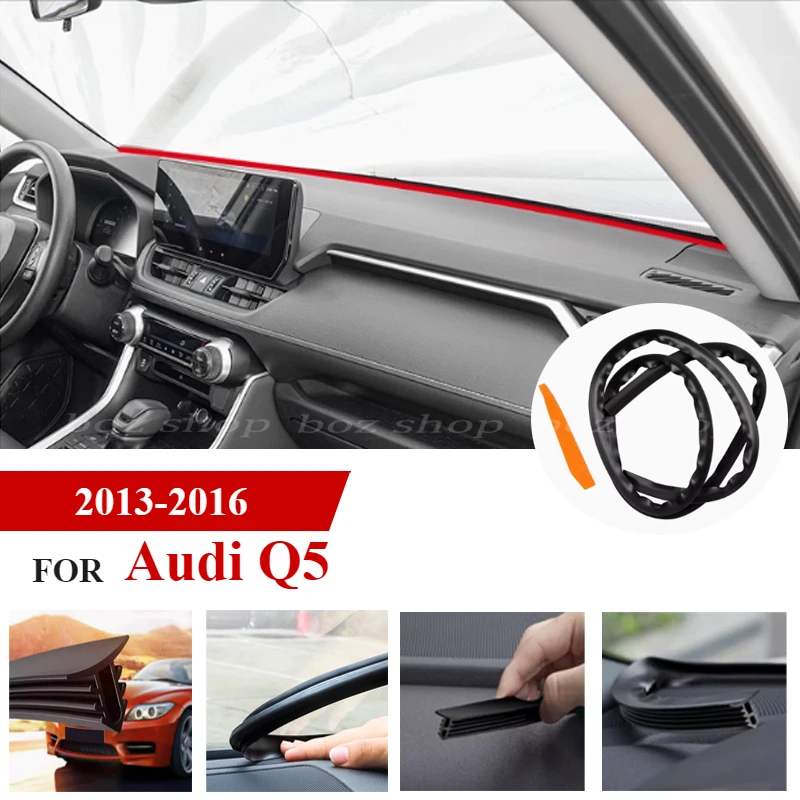 Для Audi Q5 2013 2014 2015 2016 уплотнительные ленты для центральной панели управления