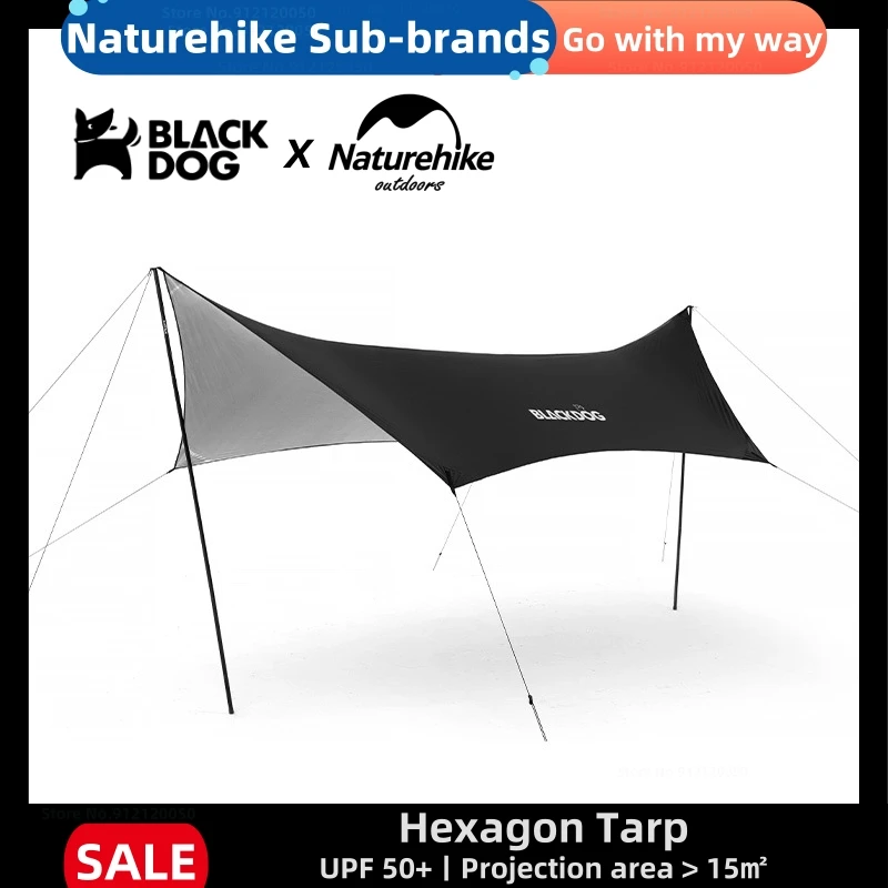 

Naturehike X BLACKDOG Ultralight Awning Tent Beach UV-proof Waterproof Canopy Outdoor Camping Hammock Sun Shelter Anti-tear Tarp