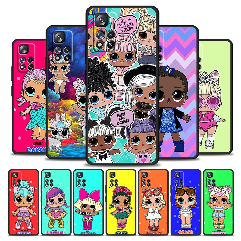 L.O.L. SURPRISE Doll Love For Xiaomi Redmi Note 10 10S 9 9S 9T 8 8T 7 6 5 Pro 5G Silicone Soft TPU Black Phone Case Cover Coque
L.O.L. SURPRISE Doll Love For Xiaomi Redmi Note 10 10S 9 9S 9T 8 8T 7 6 5 Pro 5G Silicone Soft TPU Black Phone Case Cover Coque