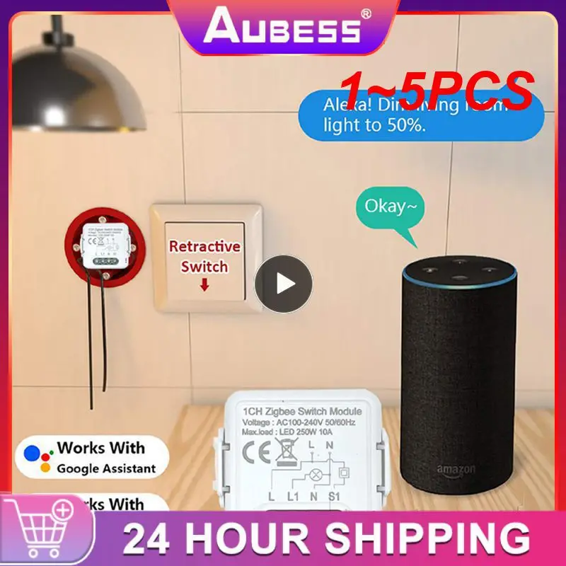 1~5PCS Tuya Smart ZigBee 3.0 Switch Module No Neutral Wire Required Smart Home DIY Light Breaker Works with Alexa Google Home
1~5PCS Tuya Smart ZigBee 3.0 Switch Module No Neutral Wire Required Smart Home DIY Light Breaker Works with Alexa Google Home