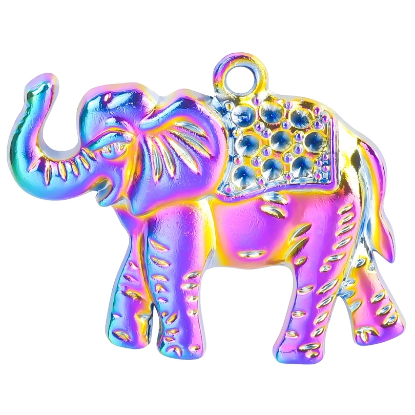 3pcs/Lot Rainbow Color Elephant Thailand Africa Animal Charms Alloy Elephant Fashion Pendant For DIY Women Men Jewelry Handmade
3pcs/Lot Rainbow Color Elephant Thailand Africa Animal Charms Alloy Elephant Fashion Pendant For DIY Women Men Jewelry Handmade
