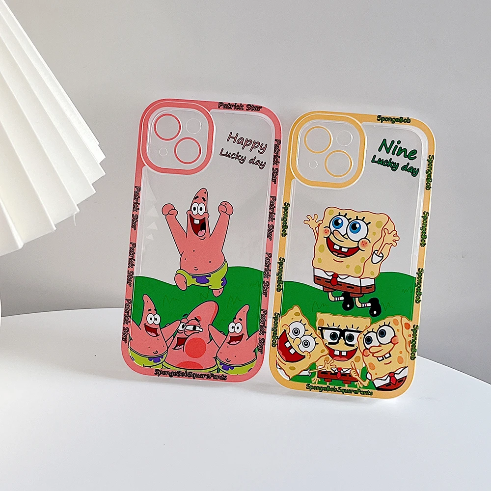 Cartoon SpongeBob SquarePants Patrick Star Phone Case For Iphone 11 12 13 Pro Max X Xs Xr 7 8 Plus Shockproof Cover
Cartoon SpongeBob SquarePants Patrick Star Phone Case For Iphone 11 12 13 Pro Max X Xs Xr 7 8 Plus Shockproof Cover