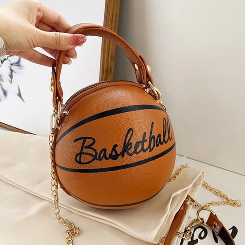 Women's Personality Basketball Football Bags All-match Black and White Designer One-shoulder Messenger Bags Small Round Bags
Women's Personality Basketball Football Bags All-match Black and White Designer One-shoulder Messenger Bags Small Round Bags