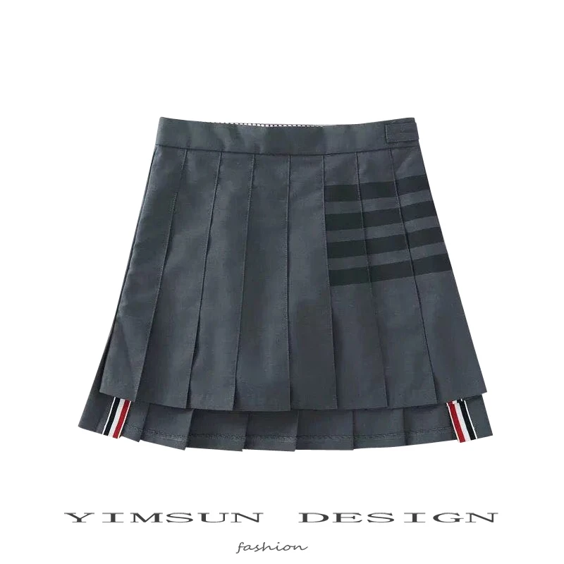Four-stripe tbb skirt female wild a-line skirt 2020 new summer Korean version of high waist pleated skirt thin skirt
Four-stripe tbb skirt female wild a-line skirt 2020 new summer Korean version of high waist pleated skirt thin skirt